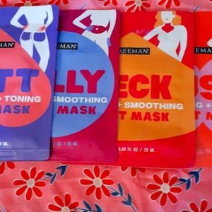 Bust, Butt, Neck and Belly Sheet Mask Bundle